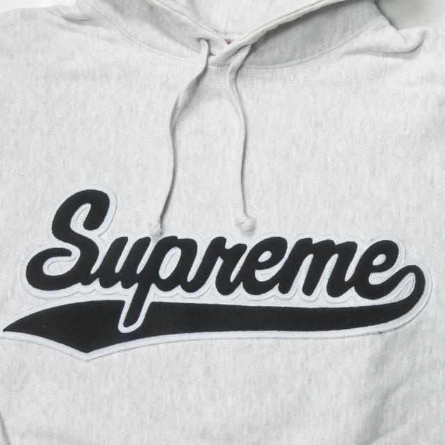 シュプリーム Supreme カナダ製 15AW Chenille Script Hooded