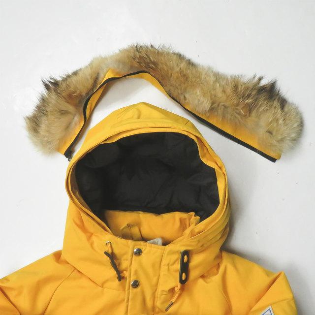 ソフネット ケープハイツ SOPHNET. x Cape Heights 16AW BRIGHTWOOD SOPHNET. EDITION 80/20クロス ファー付きダウンジャケット SOPH-167156 M イエロー |  | 04