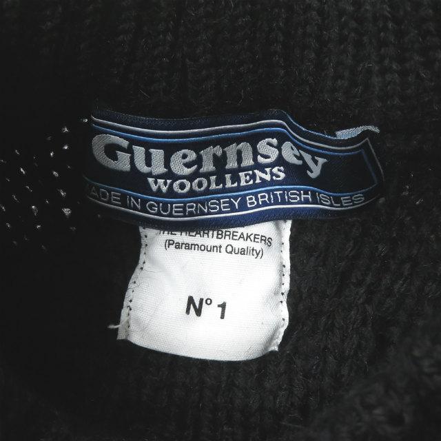 ベドウィン BEDWIN & THE HEARTBREAKERS x GUERNSEY WOOLLENS 別注 MOCK TURTLE-NECK GANSEY CABLE SWEATER “ASHER” ガンジーセーター 1 ケーブルニット |  | 02