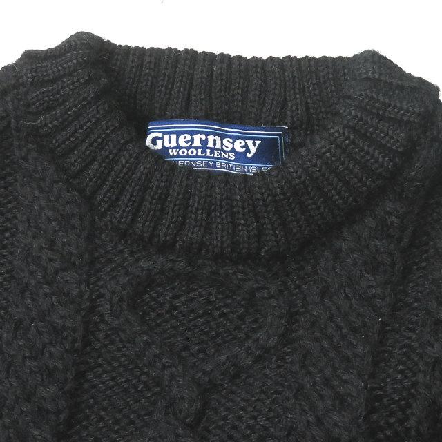 ベドウィン BEDWIN & THE HEARTBREAKERS x GUERNSEY WOOLLENS 別注 MOCK TURTLE-NECK GANSEY CABLE SWEATER “ASHER” ガンジーセーター 1 ケーブルニット |  | 03