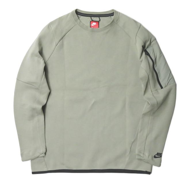 ナイキ Nike テックフリース シーズナルクルー 886159 004 L グレーカーキ トレーナー プルオーバー スウェット トップス S16870 Loopヤフーショッピング店 通販 Yahoo ショッピング