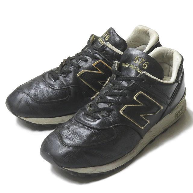 ニューバランス NEW BALANCE イギリス製 LM576UK US8.5D(26.5cm) ブラック/ゴールド LIMITED EDITION MADE IN ENGLAND スニーカー シューズ｜looponline