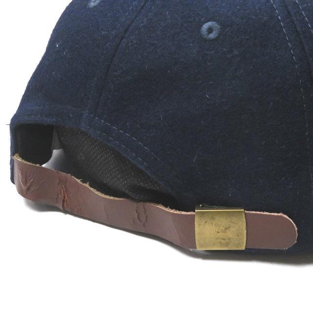 ファクト FACT. ロゴワッペン ウール6パネルキャップ フリー ネイビー