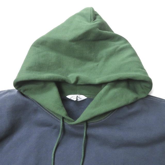 アンユーズド UNUSED 20AW 日本製 2tone Sweat Hoodie 2トーン アンユーズド UNUSED 20AW 日本製 2tone Sweat Hoodie 2トーン