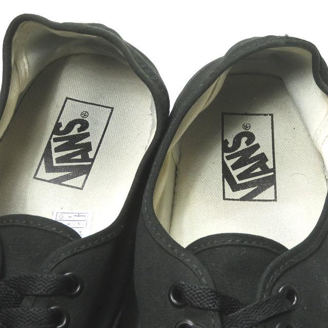 バンズ VANS AUTHENTIC オーセンティック US12(30cm) ブラック バンズ VANS AUTHENTIC オーセンティック US12(30cm) ブラック