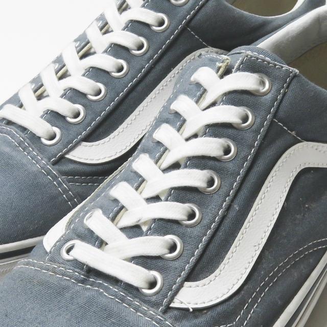 バンズ VANS OLD SKOOL オールドスクール 751505 US10(28cm) ブルーグレー キャンバス スニーカー シューズ |  | 05