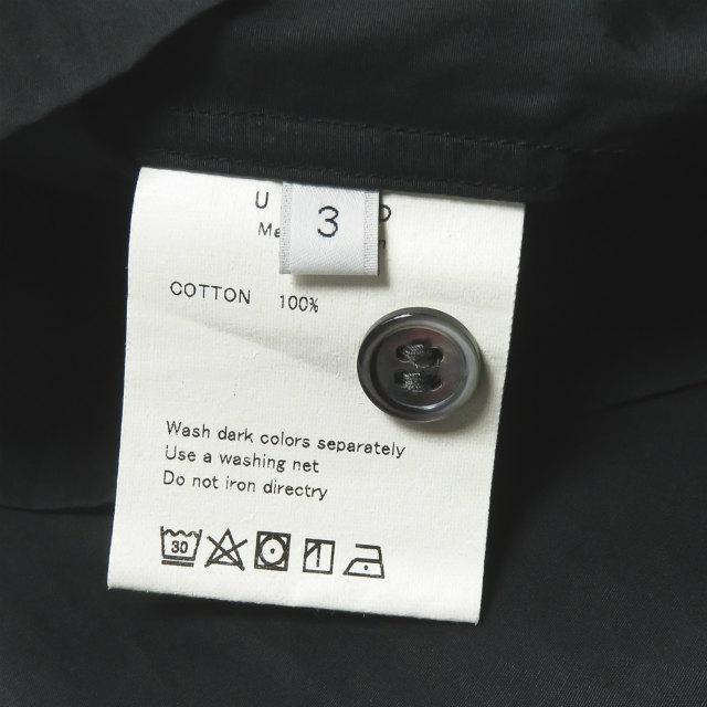 UNUSED US1515 （袖火傷あり）サイズ3 アンユーズド UNUSED 19SS 日本製 COTTON SHIRT ドロップ