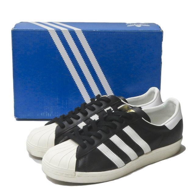 アディダス adidas SUPERSTAR 80s スーパースター G61069 US8.5(26.5cm) ブラック スニーカー シューズ｜looponline