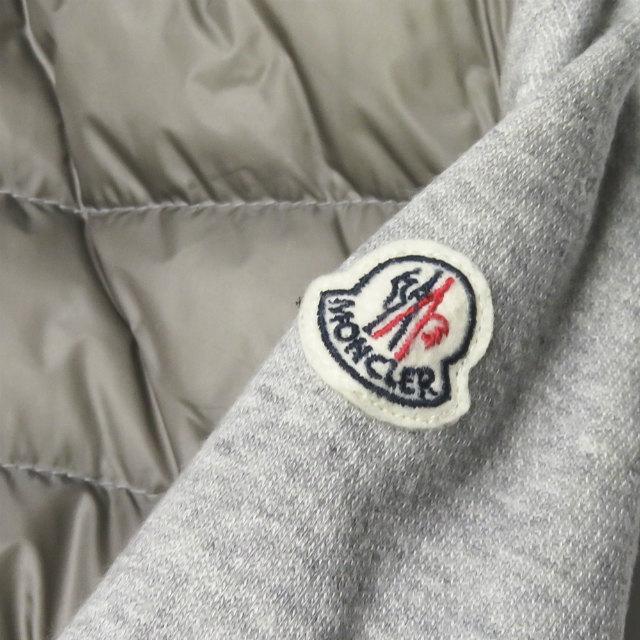MONCLER モンクレール MAGLIA CARDIGAN ナイロン x スウェット