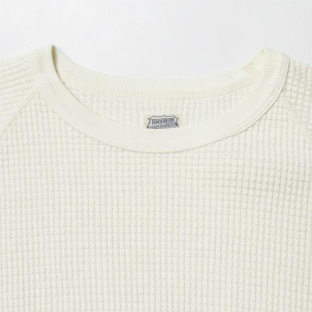 テンダーロイン TENDERLOIN 日本製 ワッフルサーマルラグランカットソー M ナチュラル 長袖 Tシャツ トップス |  | 03