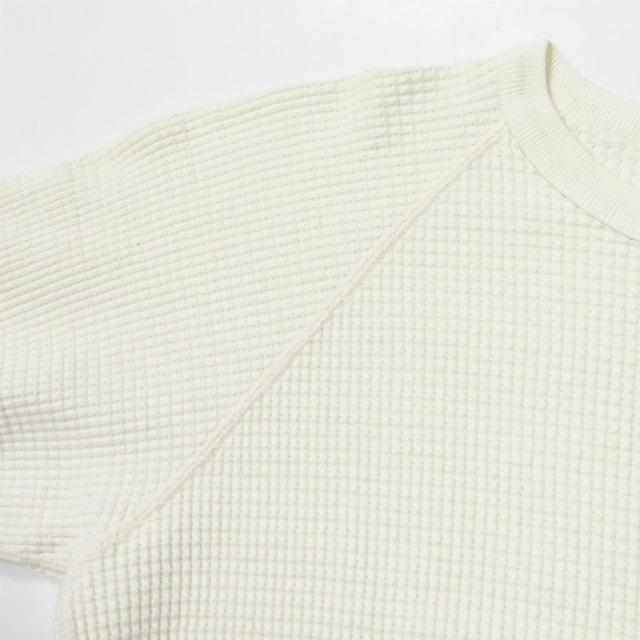 テンダーロイン TENDERLOIN 日本製 ワッフルサーマルラグランカットソー M ナチュラル 長袖 Tシャツ トップス |  | 04