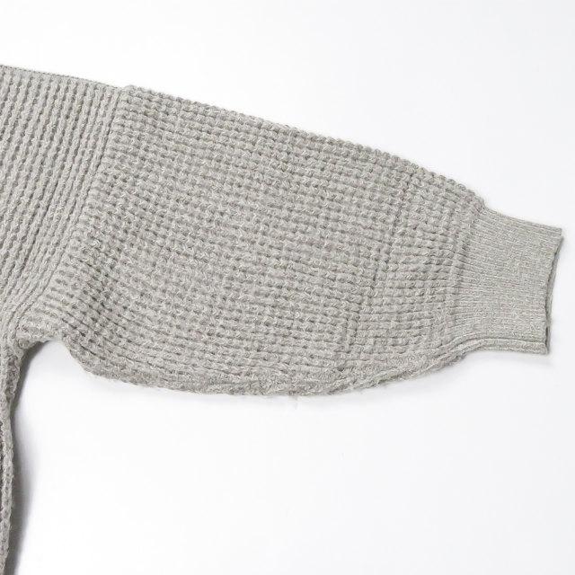 ウル URU 日本製 OVER KNIT ベビーアルパカクルーネックニット ウル URU 日本製 OVER KNIT ベビーアルパカクルーネックニット