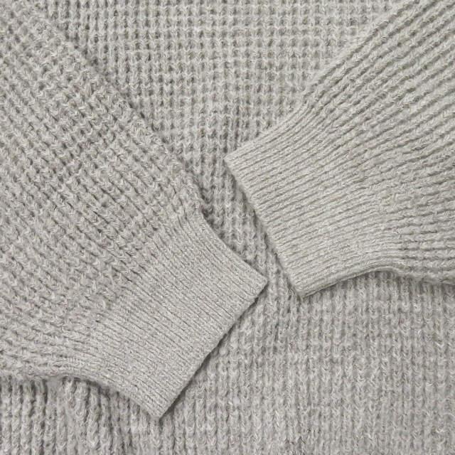 ウル URU 日本製 OVER KNIT ベビーアルパカクルーネックニット ウル URU 日本製 OVER KNIT ベビーアルパカクルーネックニット