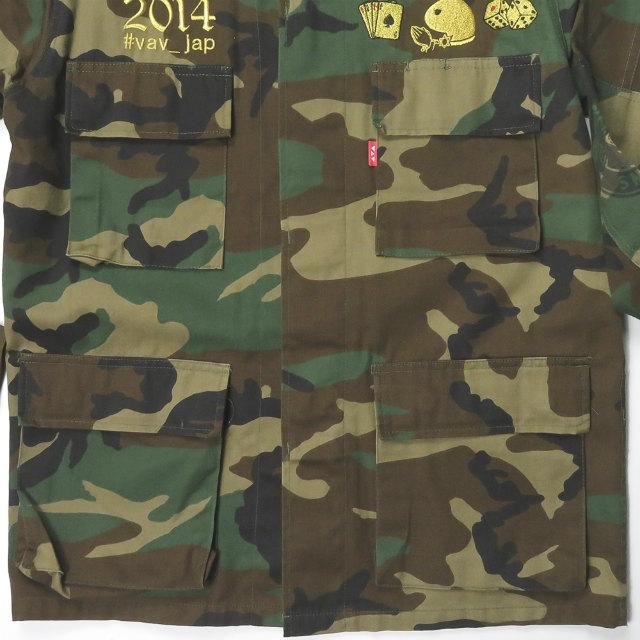 アフターベース  afterbase x VAV JAP 別注 WOODLAND CAMO JACKET ウッドランドカモジャケット M グリーン 迷彩 カモフラ ミリタリー ファティーグ |  | 09
