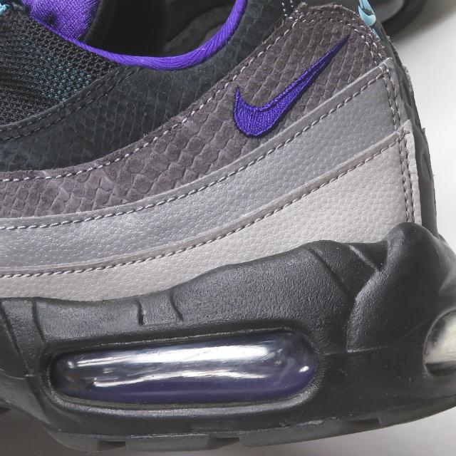 ナイキ NIKE AIR MAX 95 LV8 エアマックス95 エレベイト AO2450-002 US8.5(26.5cm) BLACK/COURT PURPLE-TEAL NEBULA スニーカー シューズ｜looponline｜13