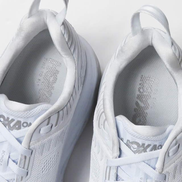 【中古】ホカオネオネ HOKA ONE ONE M BONDI 6 ボンダイ F27219J/1019269 US10.5(28.5cm) ホワイト メタロッカー テクノロジー スニーカー シューズ |  | 06