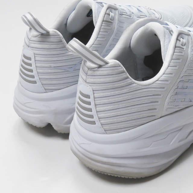 【中古】ホカオネオネ HOKA ONE ONE M BONDI 6 ボンダイ F27219J/1019269 US10.5(28.5cm) ホワイト メタロッカー テクノロジー スニーカー シューズ |  | 09