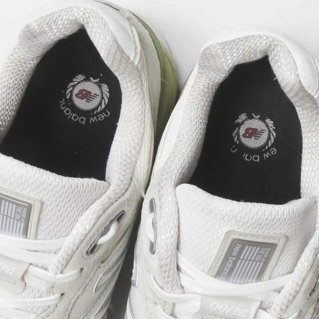 【中古】ニューバランス NEW BALANCE アメリカ製 M990NC4 US8.5D(26.5cm) ホワイト MADE IN USA スエード スニーカー シューズ |  | 04