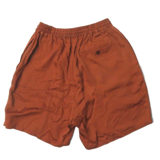 WhoWhat フーワット 日本製 EE SHORT PANTS キュプライージーショーツ S ブラウン ショートパンツ ボトムス s17917 |  | 01