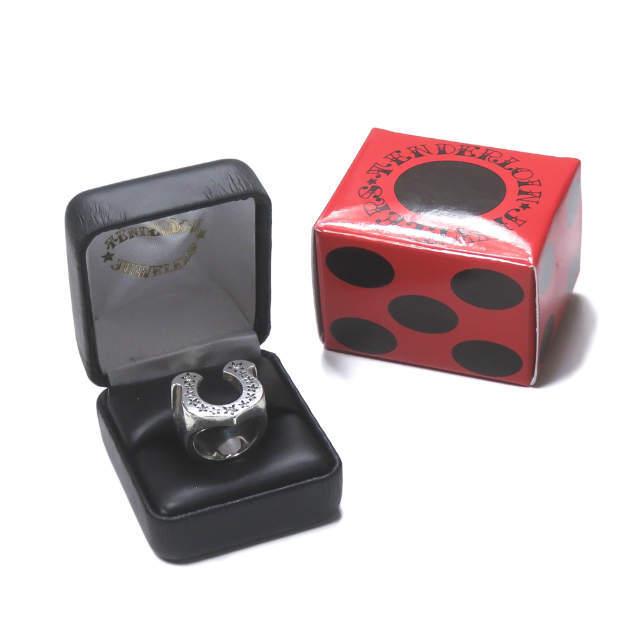 TENDERLOIN テンダーロイン H.S RING CHICK SILVER/STONE ダイヤホースシューリング 10号 シルバー 指輪 アクセサリー s17942 | 
