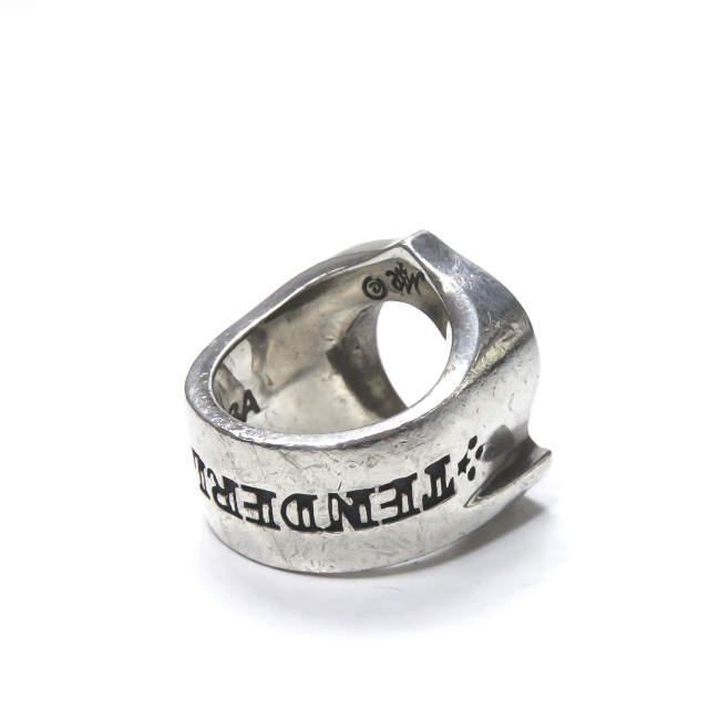TENDERLOIN テンダーロイン H.S RING CHICK SILVER/STONE ダイヤホースシューリング 10号 シルバー 指輪 アクセサリー s17942 |  | 04