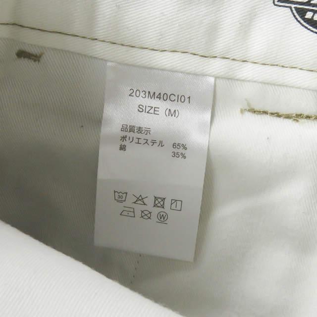 美品 ディッキーズ×クーティープロダクツ 1タック トラウザー パンツ M 白 COOTIE x Dickies クーティー 20AW 別注 T/C Raza 1 Tuck