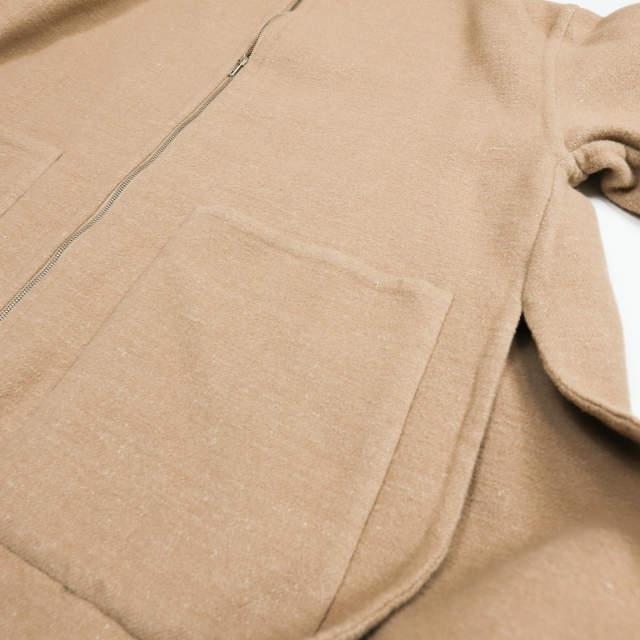UNUSED アンユーズド 18AW 日本製 Wool and hemp / Overcoat. フーデッドメルトンオーバーコート US1478 2 ベージュ アウター s17995 |  | 06