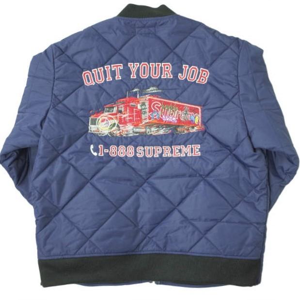 supreme QUIT YOUR JOBワークジャケット シュプリーム-