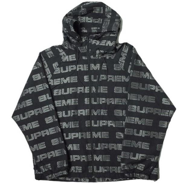 SUPREME シュプリーム 21AW Logo Ripstop Hooded Track Jacket ロゴリップストップ フーデッド