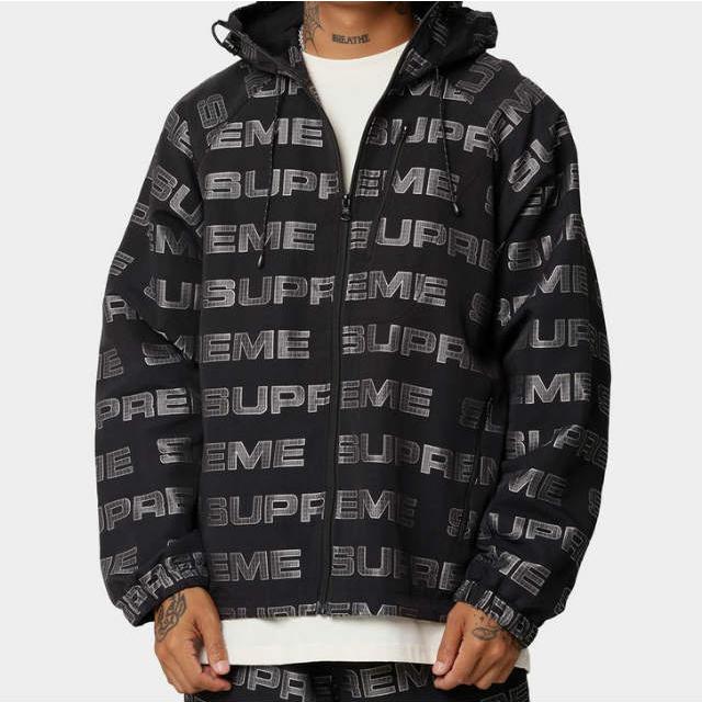SUPREME シュプリーム 21AW Logo Ripstop Hooded Track Jacket SUPREME シュプリーム 21AW Logo Ripstop Hooded Track Jacket