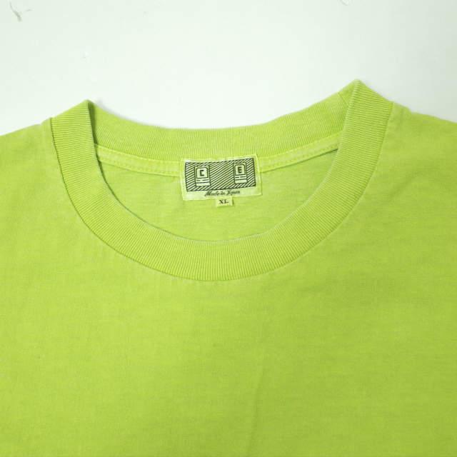 C.E シーイー 日本製 DESIGN OVERDYE T グラフィックプリントTシャツ XL ライトグリーン CAV EMPT 半袖 ロゴ