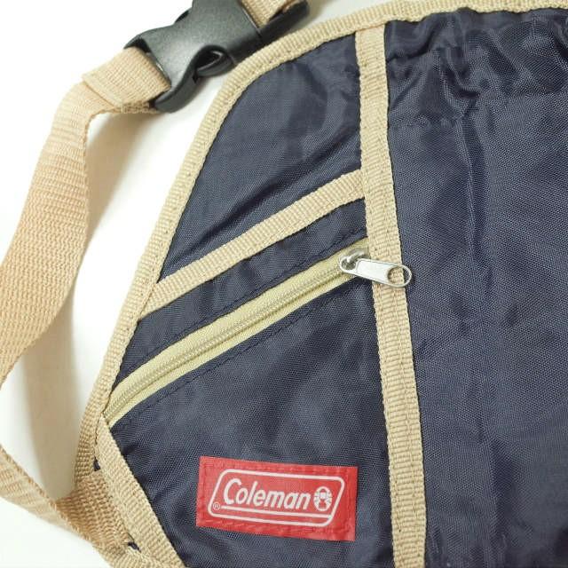 Coleman コールマン 斜め掛け ボディバッグ ネイビー/ベージュ カバン s18434 |  | 03