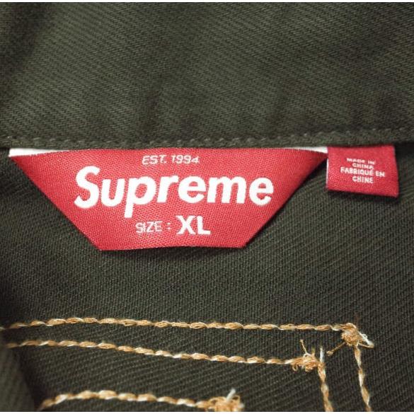 新品 SUPREME シュプリーム 23AW Radial Embroidered Denim Trucker 