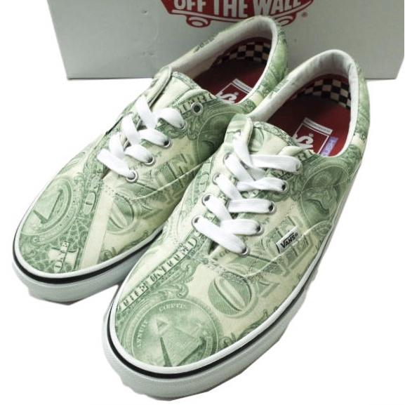 新品 SUPREME x VANS シュプリーム バンズ 23SS 別注 DOLLAR ERA ダラー エラ US10.5(28.5cm) Green  キャンバス Pop Cush シューズ s18522 : s18522 : LOOPヤフーショッピング店 - 通販 - Yahoo!ショッピング