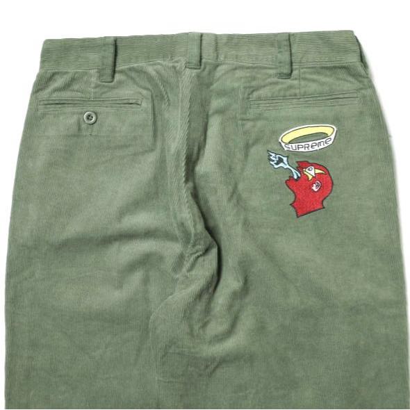 新品 SUPREME シュプリーム 21AW Gonz Corduroy Chino Pant ゴンズコーデュロイチノパンツ 34 Dusty Green WEEK6 ボトムス s18553 |  | 05