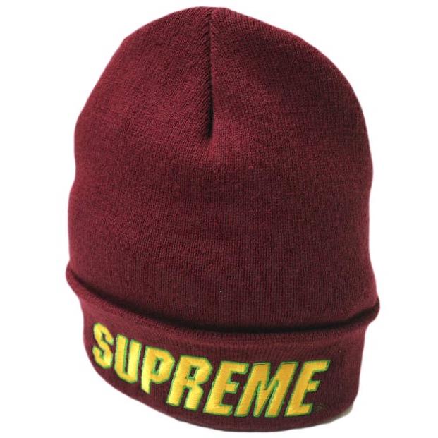 新品 SUPREME シュプリーム 23AW Slant Beanie スラントビーニー Burgundy WEEK10 ニットキャップ ワッチキャップ ニット帽 帽子 s18562 |  | 01
