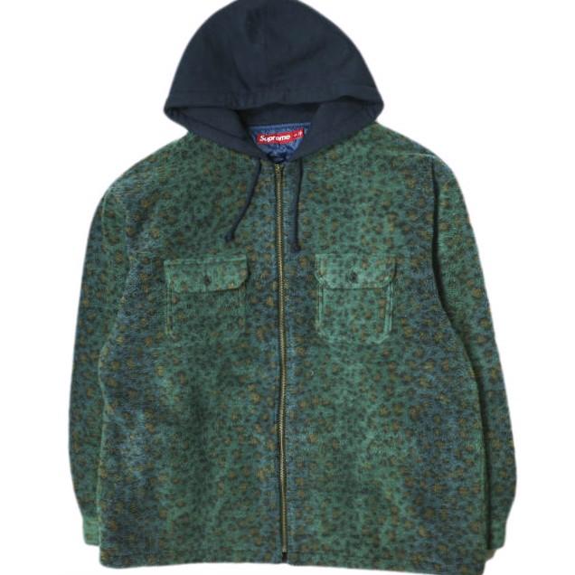 ジャケット・アウター 23AW Supreme Fleece Zip Up Hooded Shirt Supreme 23aw Fleece Zip Up Hooded Shirt