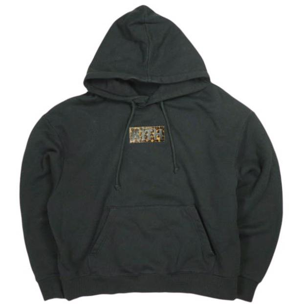 KITH NYC キス 25AW Classic Logo Leopard Applique Nelson Hoodie クラシックロゴ レオパードアップリケ ネルソン フーディー M パーカー | 