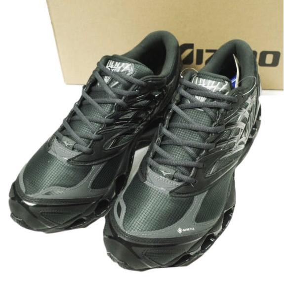 新品 Mizuno ミズノ WAVE PROPHECY LS GTX ウェーブ プロフェシー LS ゴアテックス D1GA256001 US11.5(29.5cm) BLACK スニーカー シューズ | 