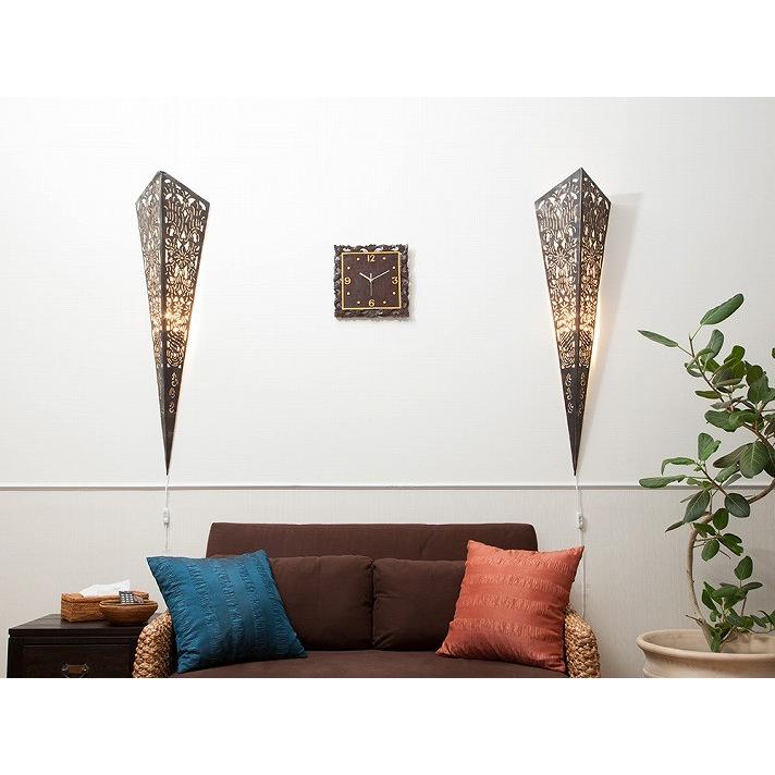 壁掛け照明 ウォールライト アジアン アンティーク調 アイアン