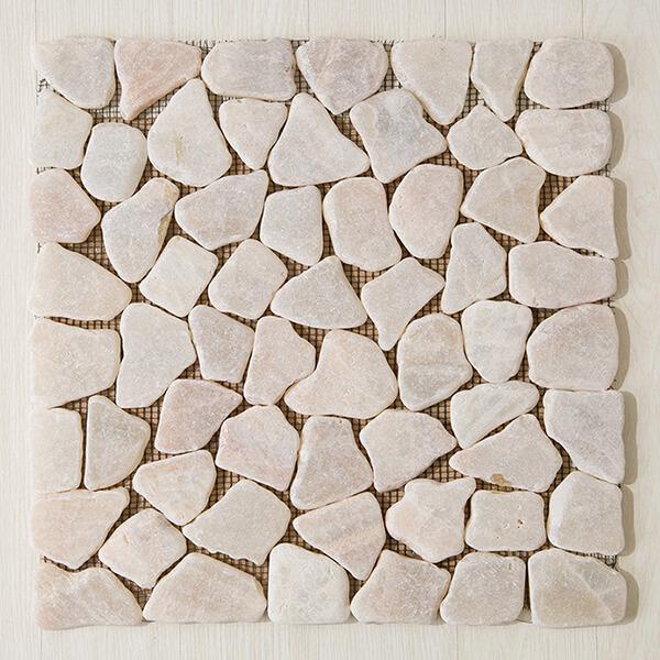 ストーンマット 石畳マット ディスプレイマット 石畳タイル 天然石 おしゃれ アジアン雑貨 DIY 玄関インテリア 玄関装飾 リゾート | 