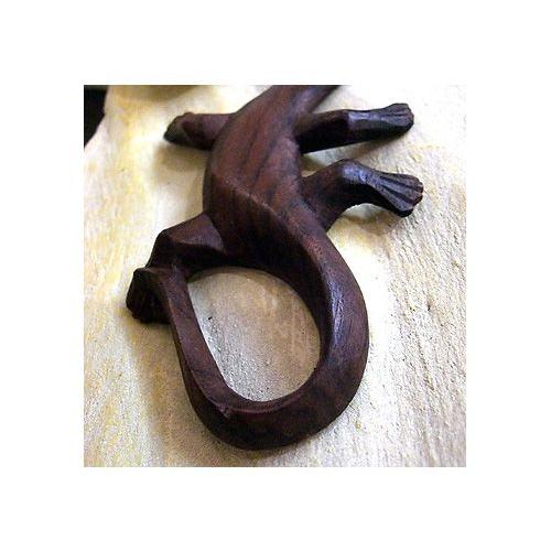 アジアン雑貨 バリ インテリア雑貨 壁飾り エスニック ヤモリ 木製