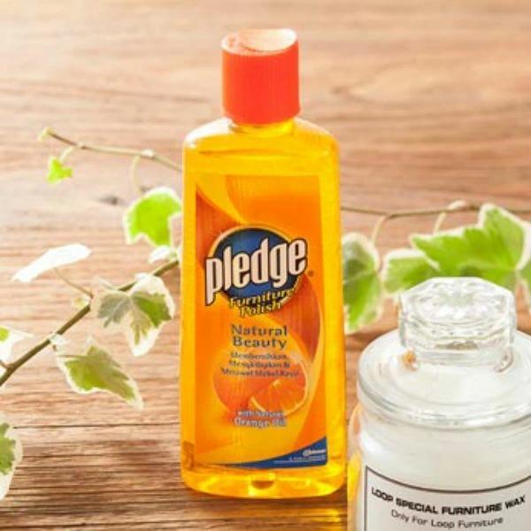 木製家具 お手入れ メンテナンスオイル 170ml 保湿 天然樹脂 プレッジオレンジ | 