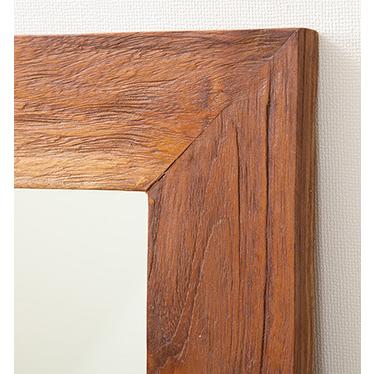 鏡 ミラー おしゃれ 壁掛け アンティーク インテリア アジアン チーク材 |  | 04