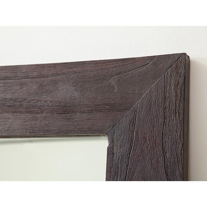 ミラー 鏡 姿見 玄関 ワードローブ アンティーク チーク材 インテリア 家具 |  | 02