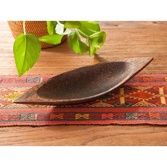 アジアン雑貨 バリ リゾート おしゃれ 木製 インテリア 収納 整理 メガネ 飾り 皿 S |  | 02