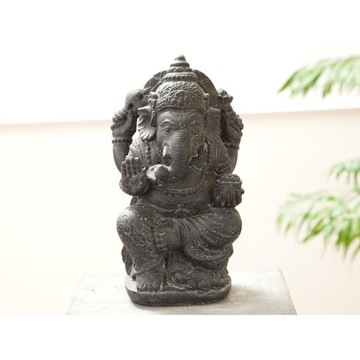 アジアン雑貨 石像 ストーン インテリア ガネーシャ 神様 オブジェ