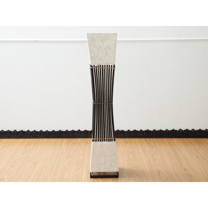 フロアライト アジアン 和風 おしゃれ 2灯式 LED電球付属 バリ リゾート インテリア モダン スタンドライト フロアランプ 照明器具 |  | 01