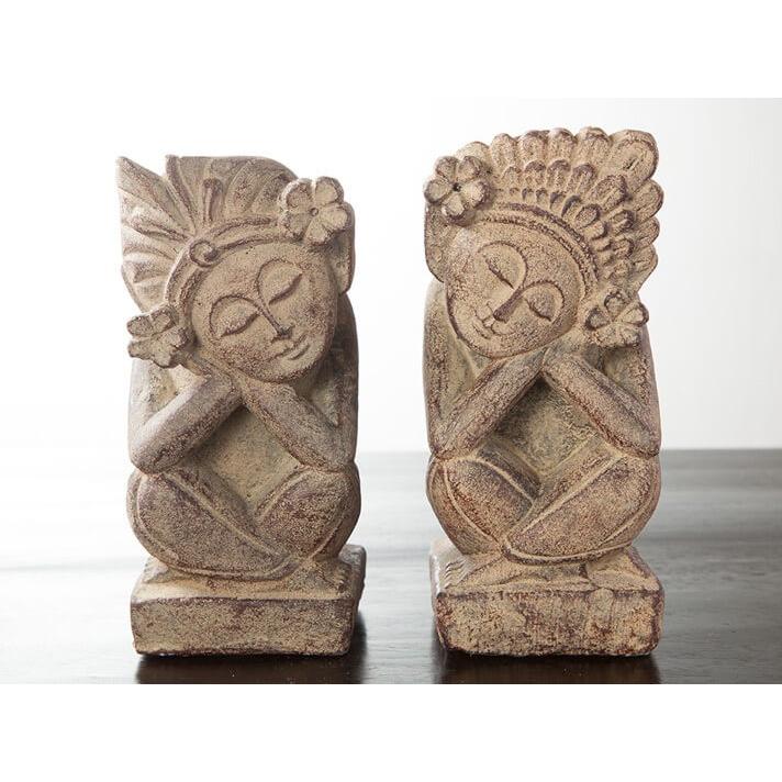 卓上 石像 ストーン オブジェ 置物 アジアン雑貨 おしゃれ インテリア