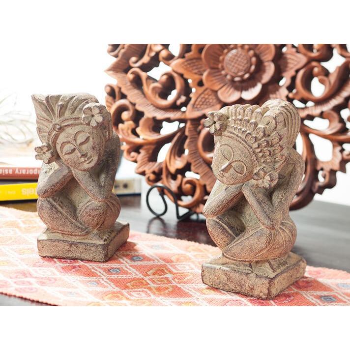 卓上 石像 ストーン オブジェ 置物 アジアン雑貨 おしゃれ インテリア